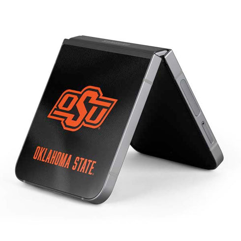 Oklahoma State University Black Jersey Galaxy Z Flip6 Skin